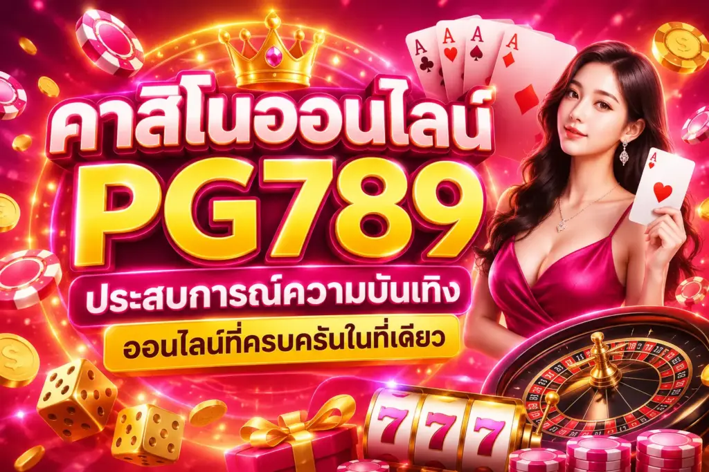 คาสิโนออนไลน์ PG789 ประสบการณ์ความบันเทิงออนไลน์ที่ครบครันในที่เดียว